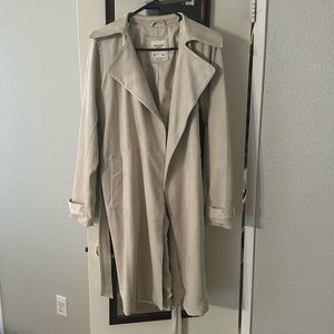 Abercrombie vegan suede coat
